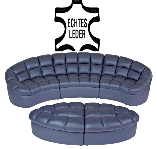 Bigsofa echtleder xxl 340cm - bigsofa, xxl:
