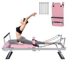Pilates Reformer Maschine für zuhause, Pilates-Reformer, faltbar 197 x 73 x 57Cm