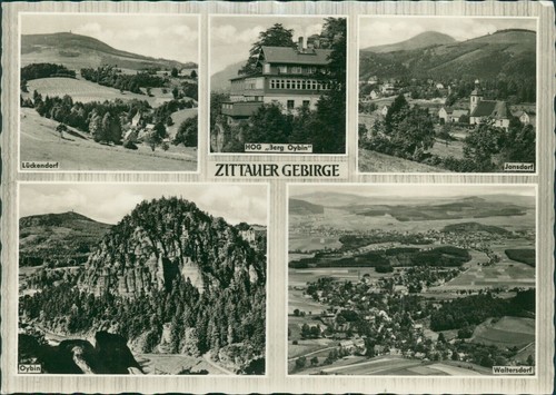 Ansichtskarte zittauer gebirge - zittauer,
