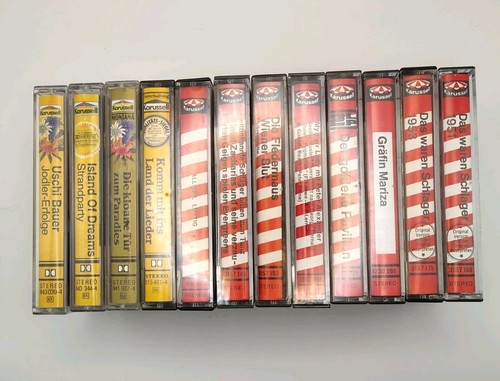 Konvolut 12x musikkassetten - 12x,