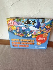 Teile puzzle rund - puzzle, meermotiv