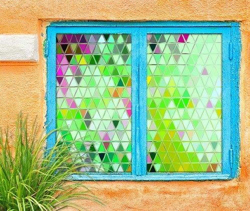 Dreiecksmuster fenster - dreiecksmuster,