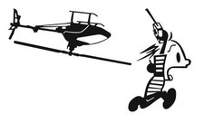 Renn! (Blade 300 X) Aufkleber