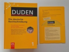 Duden 24.Auflage Die Deutsche Rechtschreibung Buch und CD-Rom 