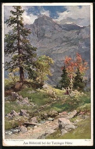 Künstler edward theodore - künstler-ak,