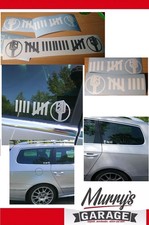 2x Blitzer Strichliste Aufkleber 55x145mm R & L - Tuning FUN JDM DUB CAR Sticker