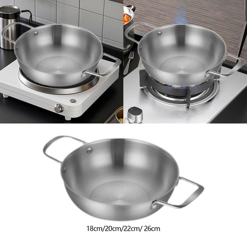 Paella pfanne aus edelstahl - pfanne,