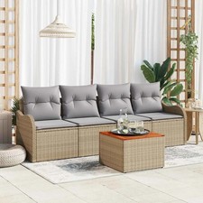 Gartensofa-set mit Kissen 5