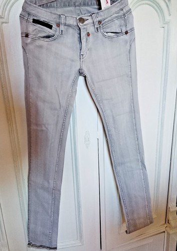 Jeanshose herrlicher hellgrau - jeanshose,