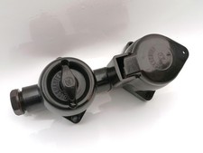 Bakelit Lichtschalter Schalter Aufputz kombi Steckdose Drehschalter mit Fehler