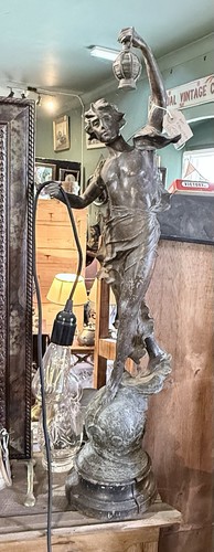Jugendstil bronze figuren - bronze,