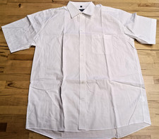 SEIDENSTICKER Classic Herrenoberhemd  Kurzarm /  1/2-Arm 100% Cotton weiß 42 NEU