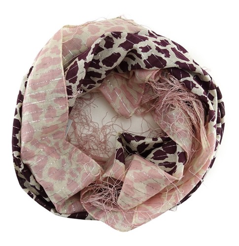 Halstuch rosa beige - rosa,