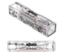 WAGO Steckklemme 2773-2401 Klemmen 2 Leiter Klemme Durchgangsverbinder