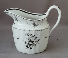 NEU HALL SPIRAL GERIFFELTES MUSTER 367 SAHNEKÄNNCHEN C1795-1800 PAT PRELLER KOLLEKTION