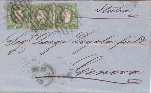 1868 letter from portugal - 1868:,