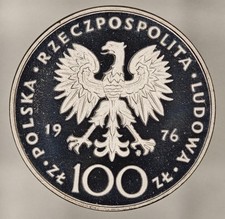 Polen 100 Zloty, 1976 Casimir