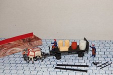 Merten Figuren H0 2424 Rollwagen Fuhrwerks Gespann mit Bierkutscher OVP - selten