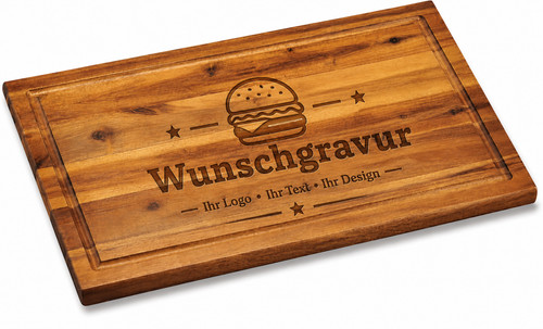 Servierbrett aus akazienholz - aus,