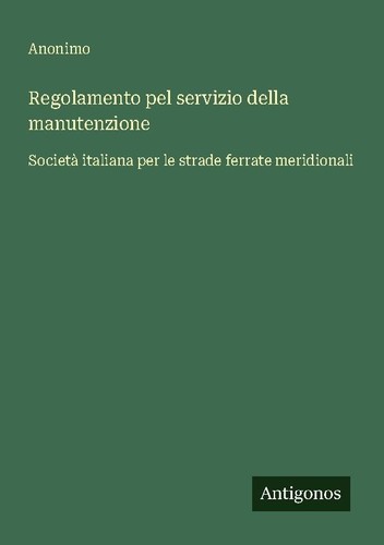 Regolamento pel servizio della