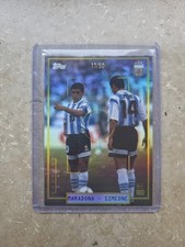2025 Topps Focus Argentina Diego Maradona Diego Simeone /50