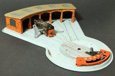 Alter Gescha ? Lokschuppen Blechbahn Condor Lok Bahn Blechspielzeug Modellbahn