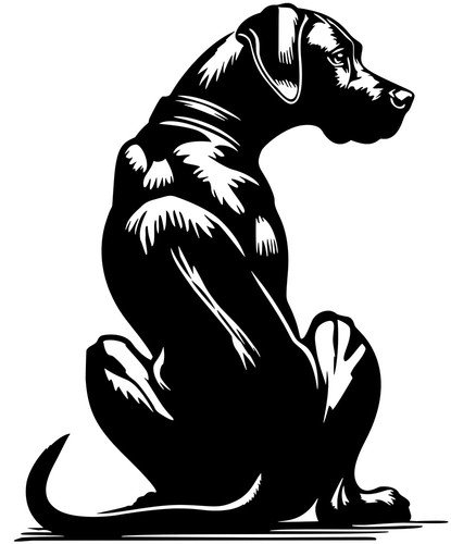 Rhodesian ridgeback aufkleber - rhodesian,