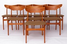 Set of 8 Schiønning & Elgaard Chairs – 1960s Danish Design for HS Møbler, Teak