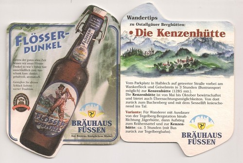 Bräuhaus füssen bierdeckel - füssen,