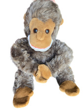 Happy People Affe Kuscheltier Plüsch Schimpanse 35cm Kuscheltier Stofftier Braun