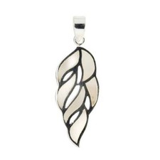 Leaf Mother of Pearl Pendant