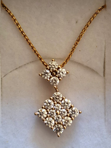 585 gelbgold halskette mit - gelbgold,