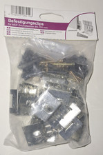 Befestigungsclips für MDF-Sockelleisten 80-150 mm, Leiste 24, NEU