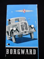 Borgward Nutzfahrzeuge ca.A6 8S. 12/1957 Deutsch Prospekt Brochure 805