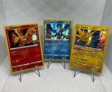 Arktos + Zapdos + Lavados Holo Rare Set Pokémon Go Karten Deutsch Original 2022