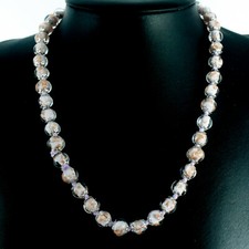 Murano Glas Halskette helllila