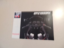 Kawasaki GPZ 1000 RX Prospekt Broschüre