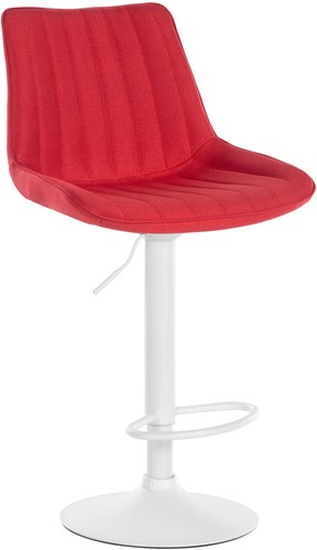 Barhocker toni stoff weiß - barhocker,