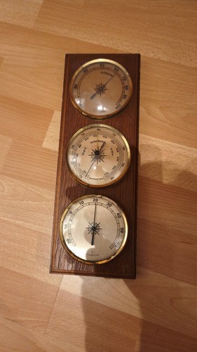 Vintage wetterstation holz - vintage,