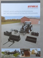 STOLL Frontlader Werkzeug Robust Schaufel Programm Prospekt Traktor Schlepper