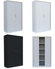 Sideboard Querrollladenschrank 195cm hoch Aktenschrank Rolladenschrank 3 Farben