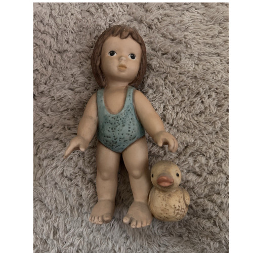 Goebel keramikfigur kind mit - goebel,