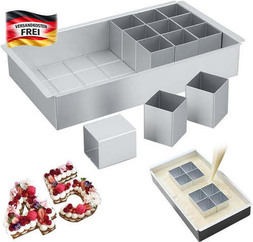 Verstellbare backform zahlen - verstellbare,