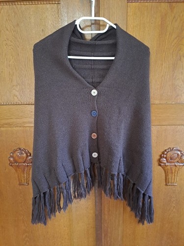 Schlichter strick poncho in - schlichter,