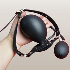 Aufblasbarer Mundknebel SM Mouth Gag Ball Mit Starken Bondage Pump Expander Plug