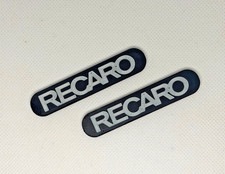 2x RECARO Sitz Emblem Schild
