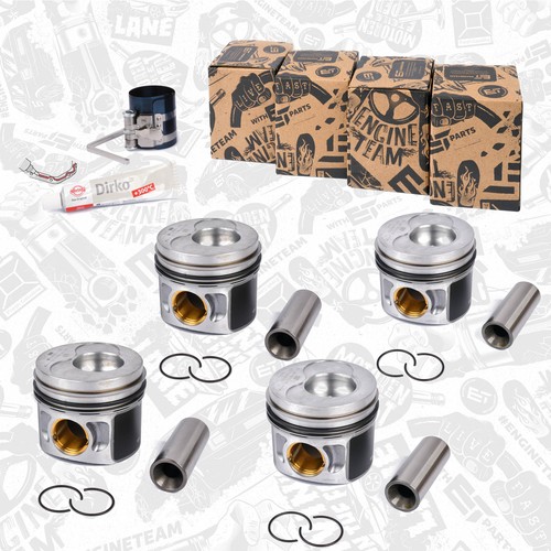 Kolben reparatursatz vw - 4x,