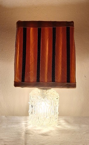Tischlampe glasfuß metall - glasfuß,