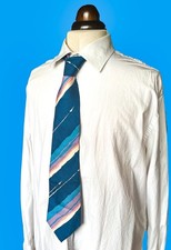 VINTAGE PAUL SALGO BOND ST BRITISH AIRWAYS CONCORDE REINE SEIDE KRAWATTE AN BORDARTIKEL