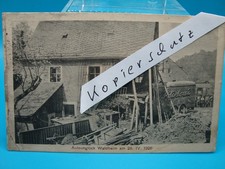 Alte Postkarte Oldtimer LKW Unfall 28.4.1926 Waldheim